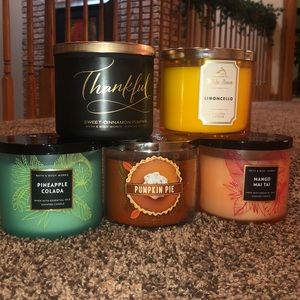 Bath and body works candles (3 wick)